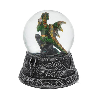 Enchanted Emerald Snow Globe 10cm | Viking gifts