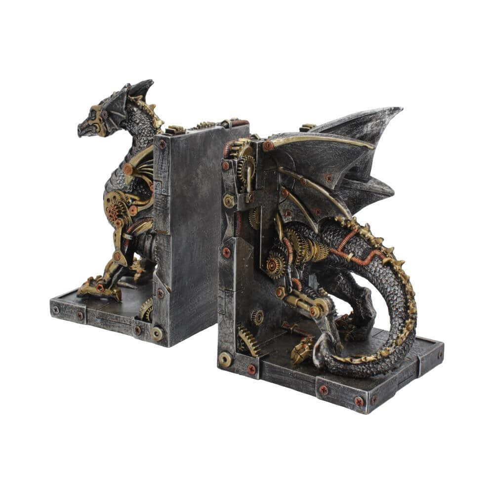 Dracus Machina Bookends | Viking gifts