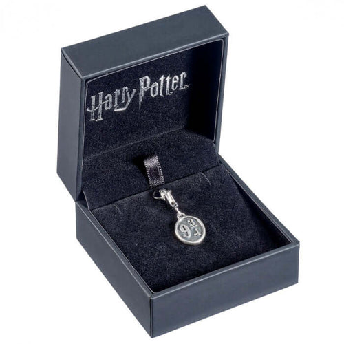 Harry Potter Sterling Silver Platform 9 3/4 Clip on Charm