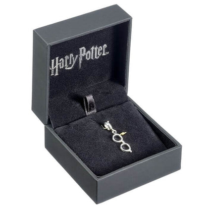 Harry Potter Glasses & Lightning Bolt Slider Charm Sterling Silver - Harry Potter Jewelry
