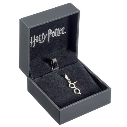 HP Sterling Silver Lightning Bolt & Glasses Clip on Charm