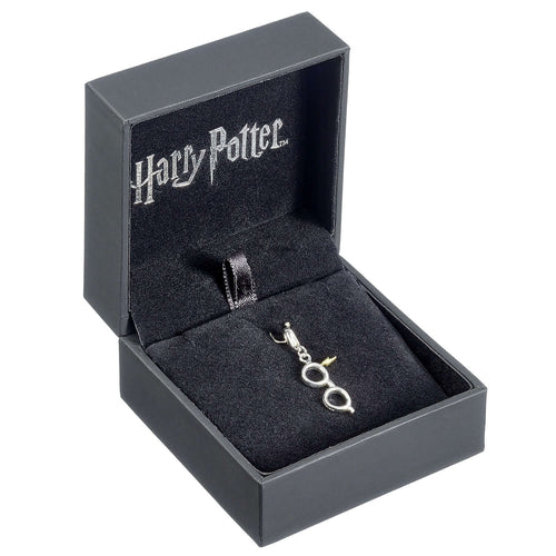 Official Harry Potter Sterling Silver Lightning Bolt & Glasses Clip on Charm